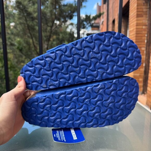 New Birkenstock Boston Soft Footbed Clogs in Ultra Blue Suede US 7 / EUR 38 - Picture 8 of 13